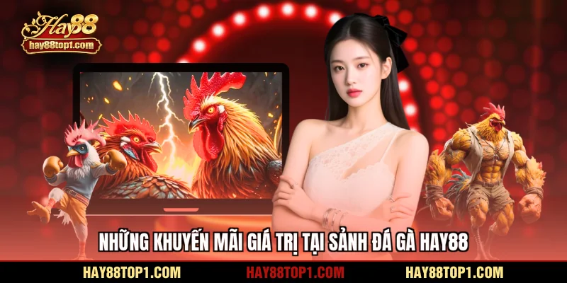 Những khuyến mãi giá trị tại sảnh đá gà HAY88